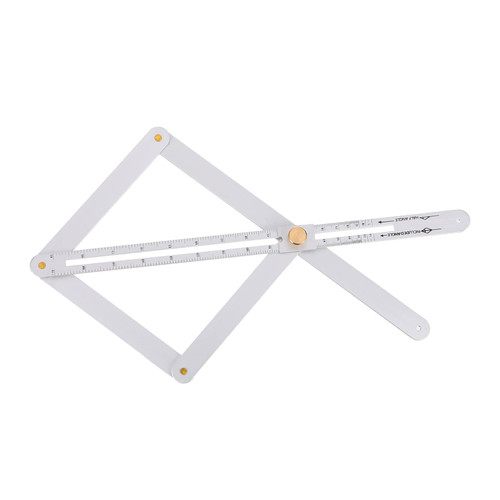 OSALADI Protractor Work Tools Lumber Angle Bevel Gauge Goniometer Multi Tool Woodworking Carpentry Tools Woodworking Tools Measuring Tool Voltage Divider Stainless Steel Corner