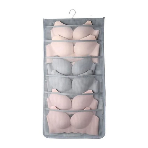 Acdler Drawer Storage Boxes Underwear Organiser Multifunctional Wardrobe Drawer Divider Dustproof Organiser, for Trousers,Underwear, Bra, Sock, Ties, Wardrobe Organisers (Color : D)