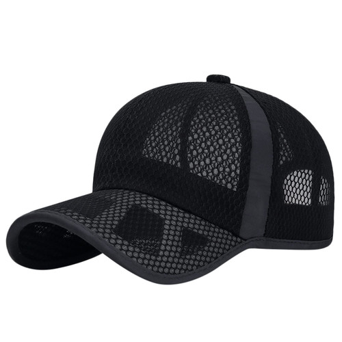 Unisex Mesh Baseball Hat Ball Cap Hat Visor Hat Adjustable Strap Back Hat Men