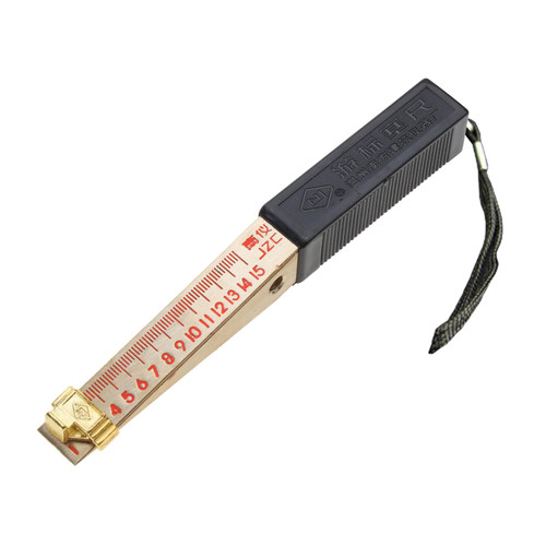 Vernier Feeler Gauge 1-15mm Flatness Measuring Tool House Engineering Inspection 0.2mm/0.5mm Portable Feeler Gauge Vernier Feeler Gauge 1-15mm Shaped Feeler Gauge Portable Metal