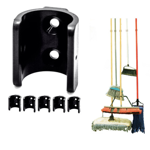 StealthMounts Mop Broom & Yard Tool Holders - 5 Pack | Mop and Broom Holder Wall Mount | Broom Hanger Wall Mount | Mop Holder Wall Mount | Broom Wall Mount | Broom Hanger | Broom Organizer Wall Mount StealthMounts Mop Broom & Yard Tool Holders - 5 Pack | Mop and Broom Holder Wall Mount | Broom Hanger Wall Mount | Mop Holder Wall Mount | Broom Wall Mount | Broom Hanger | Broom Organizer Wall Mount
