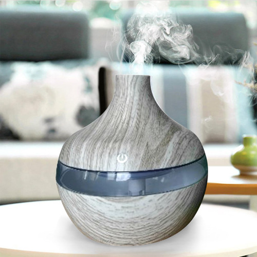 Air Aroma Essential Oil Diffuser, Essential Oil Diffuser Humidifier, LED Aroma Aromatherapy Humidifier for Bedroom Home Room Office Yoga (B)
