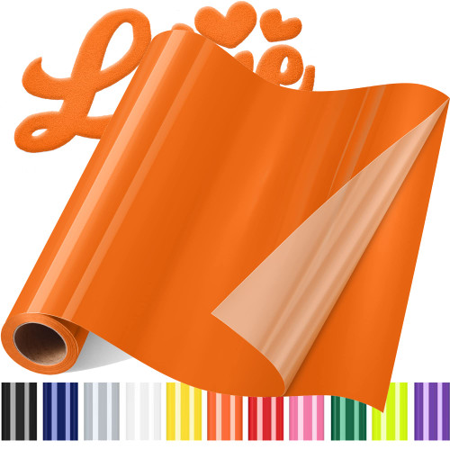 3D Puff Vinyl Heat Transfer for T-Shirts, 12"x6ft 3D Puffy HTV Iron on Vinyl, Orange 3D Puff Vinyl Heat Transfer HTV Roll for Heat Press Clothing 3D Puff Vinyl Heat Transfer for T-Shirts, 12"x6ft 3D Puffy HTV Iron on Vinyl, Orange 3D Puff Vinyl Heat Transfer HTV Roll for Heat Press Clothing