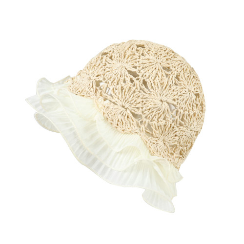 Sun Hat Womens Straw Hat Summer Beach Hat Sun Visor Packable Beach Bucket Cute Cool Hat Sun Visors Hat with Lace