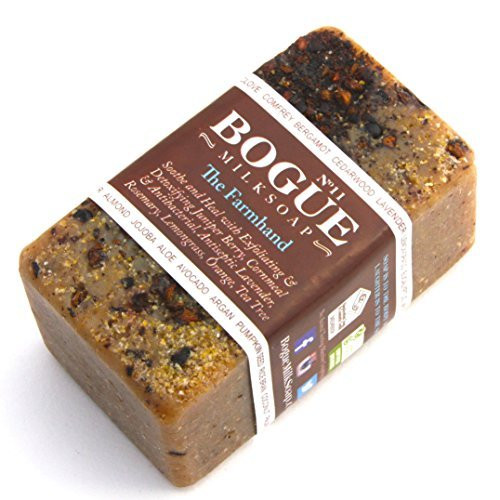 Hand Made XL Goat Milk Soap-BOGUE No.11XL BESPOKE Gardeners Blend over 6oz Detoxifying Juniper Berry & Cornmeal Exfoliate & Remove Dirt & Smells with Tea Tree, Rosemary & Lavender Hand Made XL Goat Milk Soap-BOGUE No.11XL BESPOKE Gardeners Blend over 6oz Detoxifying Juniper Berry & Cornmeal Exfoliate & Remove Dirt & Smells with Tea Tree, Rosemary & Lavender