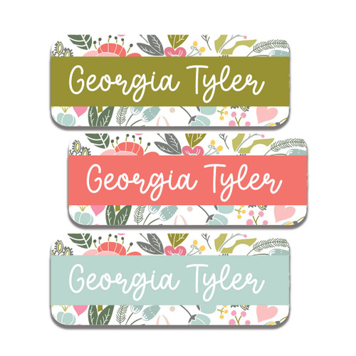 School Name Stickers for School Supplies, Personalized, Waterproof, Dishwasher Safe - Label all School and Daycare Items