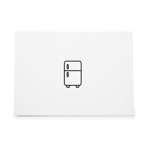 Fridge, quality rubber stamp, ideal for crafts scrapbooking invitations cards and tags CCSTA-21329