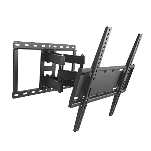 Everstone Swivel TV Wall Mount Bracket for Most 26-55 Inch LED, LCD, OLED and Plasma Flat Screen TV, with Articulating Dual Arms, up to VESA 400x400mm and 99 LBS with Tilting