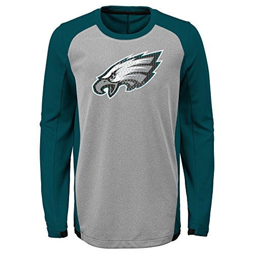 Outerstuff NFL Philadelphia Eagles Kids & Youth Boys Mainframe Performance Tee Jade, Youth Large(14-16) Outerstuff NFL Philadelphia Eagles Kids & Youth Boys Mainframe Performance Tee Jade, Youth Large(14-16)