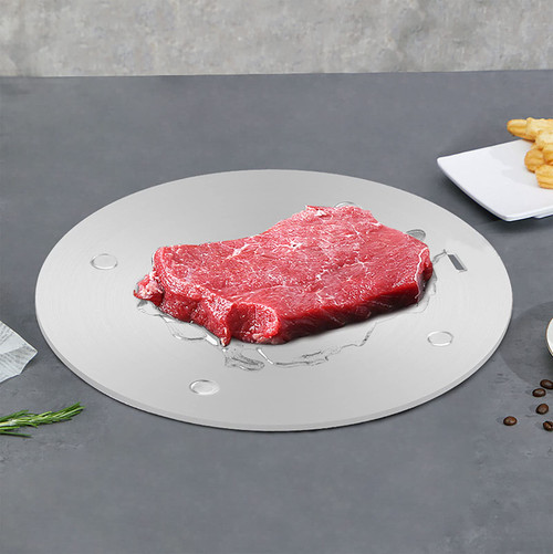 Heat Conduction Plate for Gas Stove,Heat Diffuser Stainless Steel Induction Adapter Plate Removable Handle, Coffee Milk Cookware Induction Hob Heat Cooking