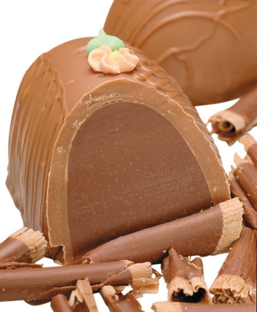 Philadelphia Candies Orange Meltaway Easter Egg, Milk Chocolate 8 Ounce Gift Box