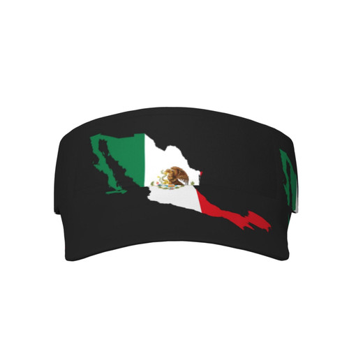Sports Sun Visor Hats Mexico Flag Camping Ball Caps Empty Top Baseball Sun Cap Hat for Women Men