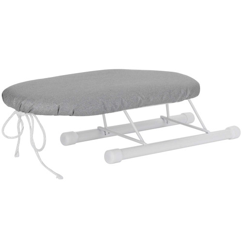 Ironing Board Table Household Collars Folding Accessories Sleeve Ironing Small for Mini Cuffs Iron Board Ironing Boards (Anti-Scald Silver Cloth)