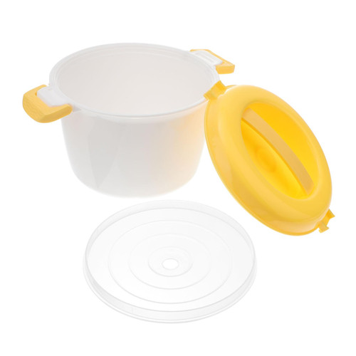 Ciieeo Rice Cooker Soup Bowl Mug Microwave Cup Cooker Steaming Utensils Microwave Rice Maker Microwave Food Steamer Multicooker Lunch Containers Travel Vegetable Plastic Nutrition Pot