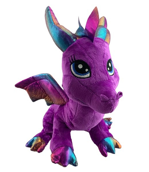 PLUSH TOYS WONDERLAND Friendly The Baby Dragon Stuffed Animal, 8 Inch Purple Plush Dragon Throw Plushie Pillow Doll, Dragon Dinosaur Stuffed Animal Gifts for Kids PLUSH TOYS WONDERLAND Friendly The Baby Dragon Stuffed Animal, 8 Inch Purple Plush Dragon Throw Plushie Pillow Doll, Dragon Dinosaur Stuffed Animal Gifts for Kids