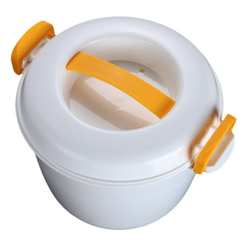 Microwave Rice Cooker Rice Steamer: Round Microwave Food Container Microwaveable Rice Pasta Cooker Includes Spoons Microwave Rice Steamers for Rice Chicken Pasta 1L Microwave Rice Cooker Rice Steamer: Round Microwave Food Container Microwaveable Rice Pasta Cooker Includes Spoons Microwave Rice Steamers for Rice Chicken Pasta 1L