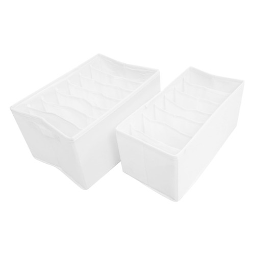 PRETYZOOM 2pcs Storage Bins Drawer Household Clothes Containers Sock Storage Case Bra Storage Holder Household Underwear Case Clothing Underwear Box Pants Storage Box Wardrobe