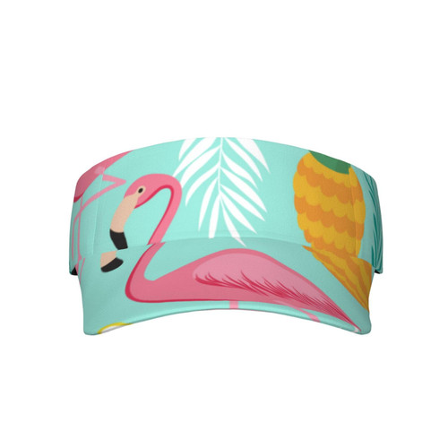 Sun Visor Hats for Women Men Sport Sun Visors for Women Adjustable Sun Hat Summer Hat Empty Top Baseball Cap Pink Flamingo