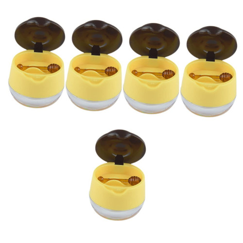 10 pcs flip top lip balm case mini lotion jars small jars with lids makeup sample containers lip balm jars refillable cosmetic containers clear jar suitcase plastic round clamshell