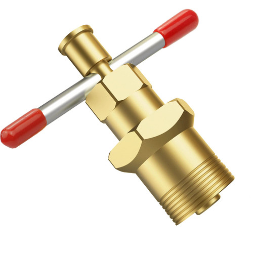 Bolaxin Olive Puller Brass Pipe Olive Tool Fitting Thread Remover 1/2'' & 3/4'' Ferrule Sleeve Puller Tool for Copper Pipe