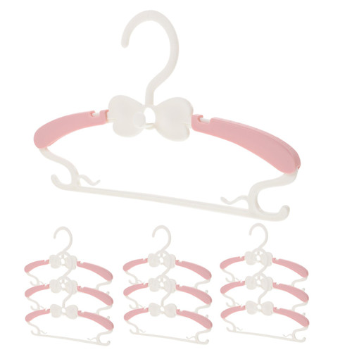 JOINPAYA 10pcs Children Hanger Hangers Clothes Hanger Clothes Drying Rack Kids Clothes Rack Hanger for Clothes Toddler Clothes Rack Wardrobe Household Pink Baby Pp