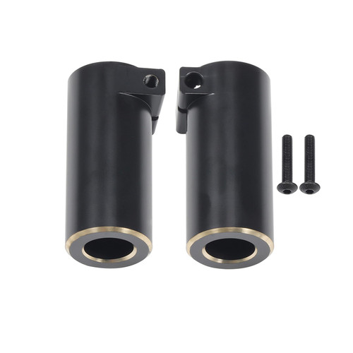 SCX10 II Brass Lock-Out Adapter 2pcs 52g Rear Axle Knuckle Cup Counter Weight for 1/10 RC Crawler Car AR44 Axle 90046 90047 SCX10 II Upgrades Accessories