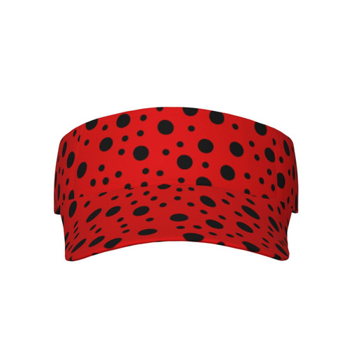 Polka Dot Sun Visor Hats for Women Men Sport Sun Visors for Women Adjustable Sun Hat Summer Hat Empty Top Baseball Cap