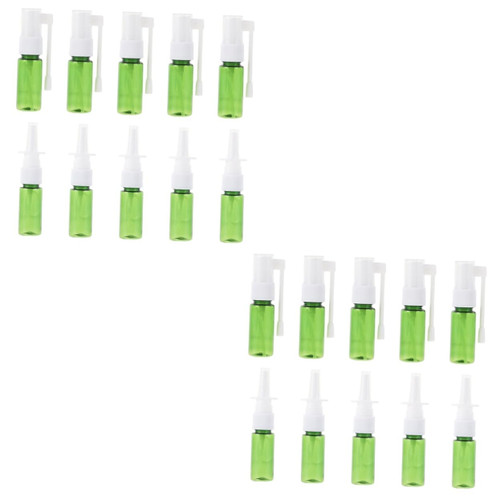 Ipetboom 20 Pcs Spray Bottle Dispenser Container Nasal Wash System Nasal Fine Mist Sprayer Clear Container Spray Mist Bottle Spray Container Nasal Saline Major Liquid Bottle The Pet Travel