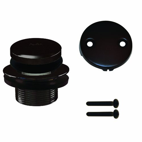 Westbrass R93-2-12 Tip Toe Tub Trim Set with Two-Hole Overflow Faceplate, Oil Rubbed Bronze