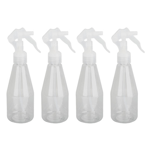 Small Spray Bottle, Refillable Empty Spray Bottle, 4pcs Refillable Liquid Container for Makeup, Clear Portable Plastic Mist Bottle for Skin Care Watering 200ml