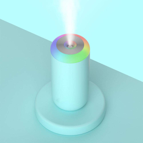 For Bedroom Home Mist Humidifiers For Mini Humidifier Usb Rechargeable Household Mute Desktop Humidifier Air Replenishing Atomizer-Blue
