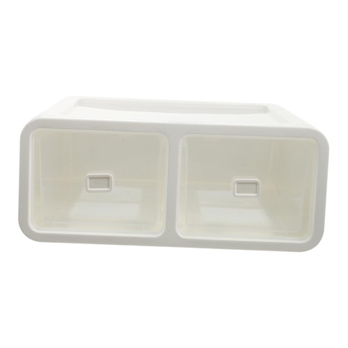 OFFSCH 1pc Wardrobe Storage Box Closet Storage Bin Lingerie Plastic Dresser for Closet Panties Drawer Organizer Closet Underwear Organizer In Closet Dresser Bra Dust Box Sock Pp White
