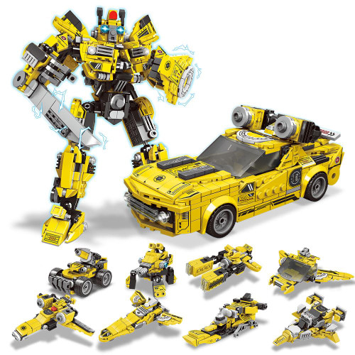 Mesiondy 8-in-2 Transform Robot STEM Construction Building Toy Set?Car Robot Aircraft Ship Truck Building Set Toys for Boys Age 6 7 8 9 10+ Year Old?Christmas Birthday Gift