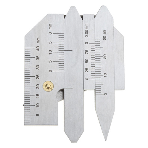 0-75mm Weld Seam Gauge Welding Gauge Inspect Ruler Stainless Steel Weld Measure Caliper Metric Inspection Ruler Measuring Tool