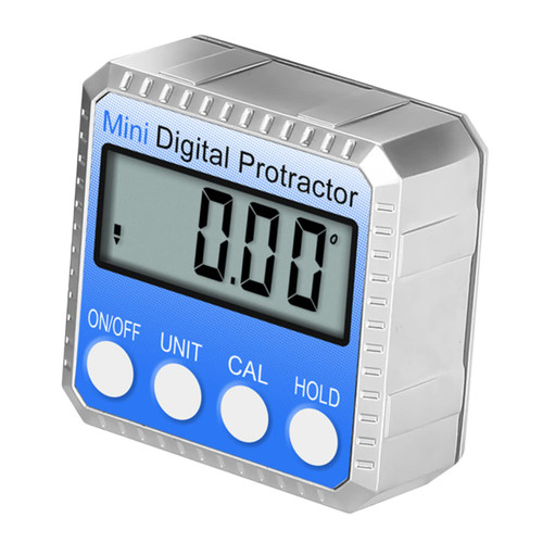 UKCOCO 360 Digital Protractor Degree Mini Level Magnetic Angle Finder Digital Angle Gauge Angle Finder Tool Magnetic Tool Inclinometer Angle Meter Inclinometer Angle Gauge High Precision