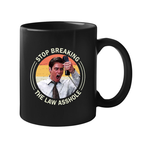 Liar Liar Stop Breaking The Law Asshole Vintage Movie Custom Mug