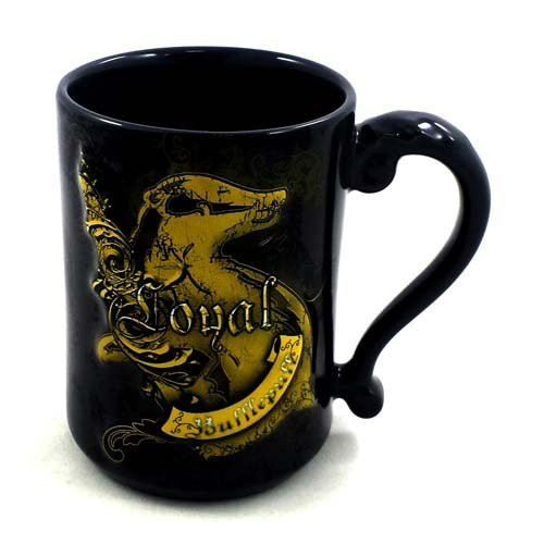 Exclusive Wizarding World Harry Potter Hufflepuff House Crest Attribute Loyal Coffee Tea Mug