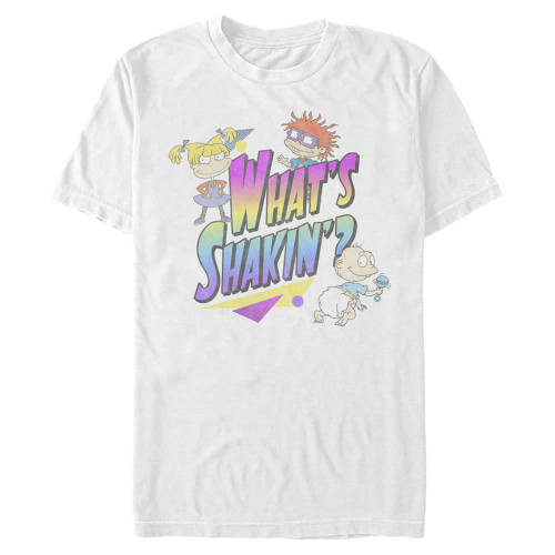 Nickelodeon Men's Big & Tall Whats Shakin Rugrats, White, 3X-Large Big Tall Nickelodeon Men's Big & Tall Whats Shakin Rugrats, White, 3X-Large Big Tall