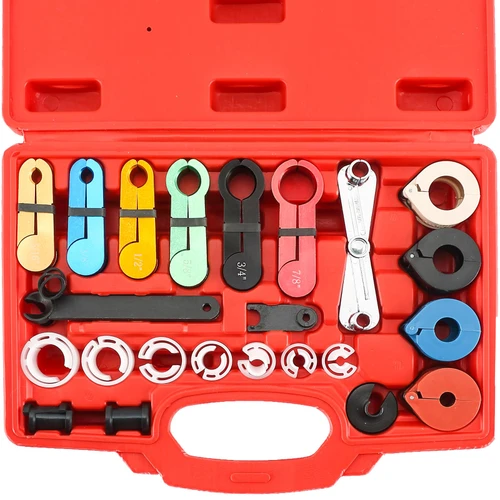 DASBET 22pcs Master Quick Disconnect Tool Kit for Fuel Line Disconnection,Transmission Oil Cooler Line-AC Line-Air Conditioning Disconnect Tool