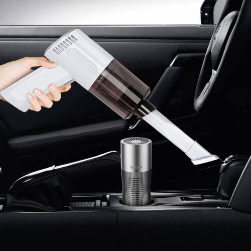 Handheld Car Vacuum Cleaner, 120W High Power Wet and Dry Car Vacuum Cleaner Mini Vacuum Car Vacuum Cleaner Hand Vacuum Cordless Rechargeable Vacuum for Car, Home, Office Handheld Car Vacuum Cleaner, 120W High Power Wet and Dry Car Vacuum Cleaner Mini Vacuum Car Vacuum Cleaner Hand Vacuum Cordless Rechargeable Vacuum for Car, Home, Office