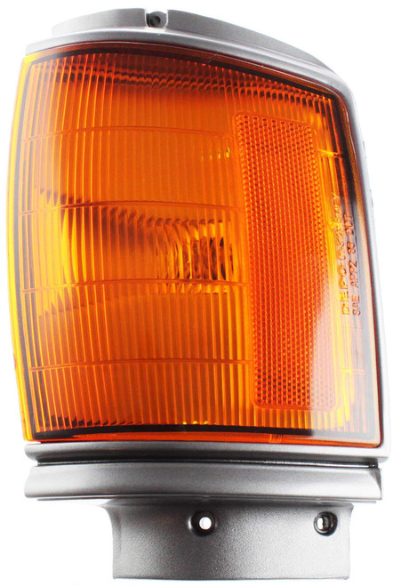 Evan-Fischer Corner Light Compatible with 1987-1988 Toyota Pickup Plastic Amber Lens With bulb Driver Side