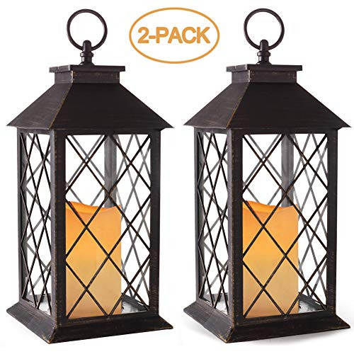 Outdoor Hanging Candle Lantern Battery 