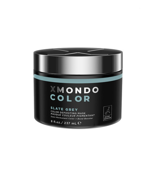 XMONDO Color Slate Grey Depositing Mask & Semi-Permanent Grey Hair Dye | Infused with Bond Booster Technology & Hyaluronic Acid for Nourishment, Revitalization & Repair, Vegan Formula, 8 Fl Oz 1-Pack XMONDO Color Slate Grey Depositing Mask & Semi-Permanent Grey Hair Dye | Infused with Bond Booster Technology & Hyaluronic Acid for Nourishment, Revitalization & Repair, Vegan Formula, 8 Fl Oz 1-Pack