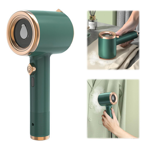 Portable Mini Ironing Machine, Travel Mini Steam Iron, Handheld Garment Steamer, Fast Preheating Steam Dry Ironing, For Home and Travel (Green) Portable Mini Ironing Machine, Travel Mini Steam Iron, Handheld Garment Steamer, Fast Preheating Steam Dry Ironing, For Home and Travel (Green)