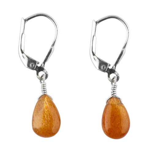 CRYSTALIS Gold Sheen Moonstone Leverback Earring Set Jewelry for Women, Natural Polished Cabochon Gemstone, Chakra Energy Healing Crystal, Wardrobe Essential Jewelry, 925 Sterling Silver CRYSTALIS Gold Sheen Moonstone Leverback Earring Set Jewelry for Women, Natural Polished Cabochon Gemstone, Chakra Energy Healing Crystal, Wardrobe Essential Jewelry, 925 Sterling Silver