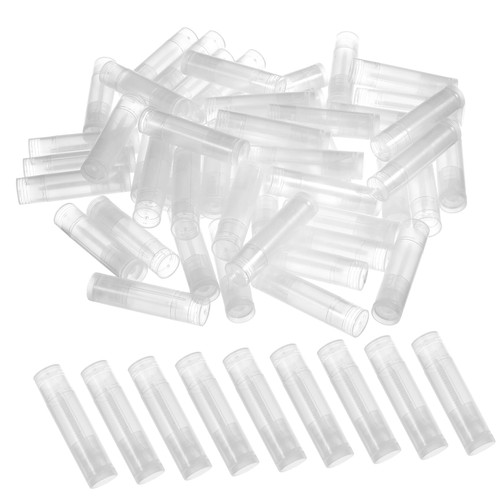 Balacoo 150 Pcs Lip Balm Tube Clear Lip Gloss Lipgloss Lip Gloss Tubes Lip Gloss Clear Lip Plumper Gloss Clear Refillable Lipstick Container Empty Lip Balm Containers Lipstick Tube Luster