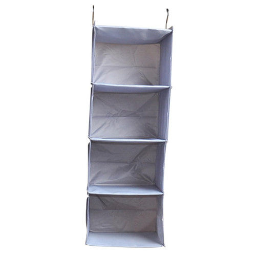 PRETYZOOM Wardrobe Clothes Organizer Closet Shelves Linen Clothes Closet Organizers Hanging Clothes Organizer Hanging Closet Organizer Multi-Layer Storage Bag Polyester