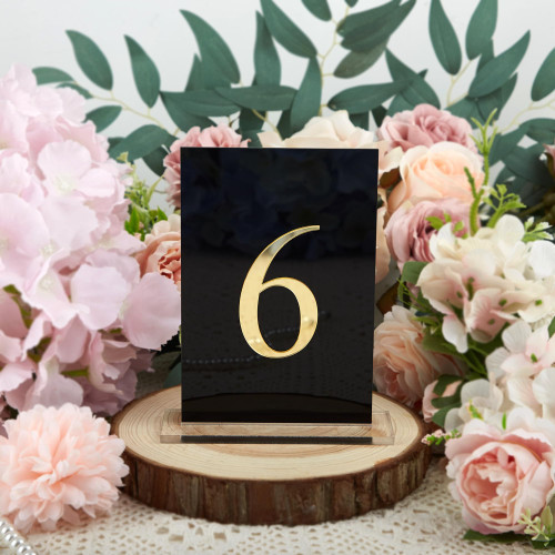 Personalized Wedding Table Numbers Arch Table Numbers for Wedding Reception Table Numbers 3 Acrylic Table Sign with Stands Wedding Table Decor for Restaurant Party Centerpieces