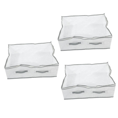 Ciieeo 3pcs Storage Bag Storage Bins Bedding Pouch Moving Bags Clothes Container Storage Organization Closet Organizer Closet Storage Non-woven Fabric Blanket Wardrobe Travel
