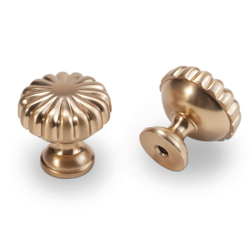 POVEFONK 10 Pack Champagne Bronze Kitchen Cabinet Knobs Gold Drawer Knobs Kitchen Cabinet Hardware Solid Kitchen Handles Drawer Knobs Dresser Handles